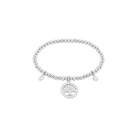 LOTUS STYLE LS2170-2/4 Millennial Stainless Steel Bracelet 316L Tree Life 170.00 mm Women's No Aplica Stainless Steel Blue Zircon, Stainless Steel, Blue Zircon
