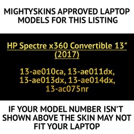 MightySkins Skin Compatible with HP Spectre x360 Convertible 13" (2017) - Bright Smoke | Protective, Durable, and Unique Vinyl Decal wrap Cover | Easy to Apply, Remove | Made in The USA