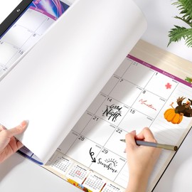 Desk Calendar 2024-2025 - 18 Month Calendar Planner July 2024 - Dec 2025, Large 22" x 17" Desktop Pad Calendar, Office Supplies for Planning and Organizing In Home