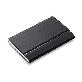 Philippi Slim Leather Business Card Wallet, Stainless Steel, 0.9 CM (H)