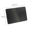 SHOWERORO Thawing Tray Aluminum 29.5x20.8x0.3cm Fast Defrosting Plate Kitchen Tool