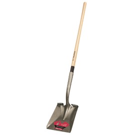 Truper 34279 Tru Pro Square-Point Shovel with Extended Socket, American Ash Handle, 48-Inch