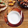 Wonmon 30 PCS Basketball Paper Place Mats, Basketball Pattern Disposable