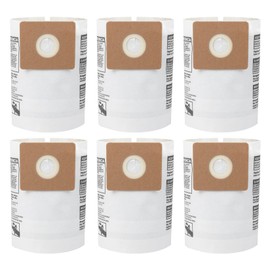 6pcs 90668 Filter Bags Compatible with Shop Vac 2-2.5 Gallon Wet/Dry Vacuum