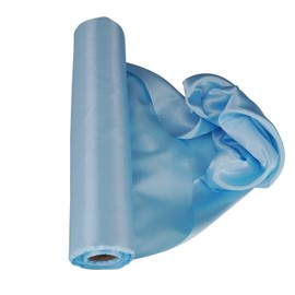 Trimming Shop Baby Blue Satin Fabric Roll | 29cmx20m | Luxury & Soft | Silky & Shiny | for Making Chair Sash Bow Wedding Bouquet Décor Apparel, Drapery, DIY Crafts