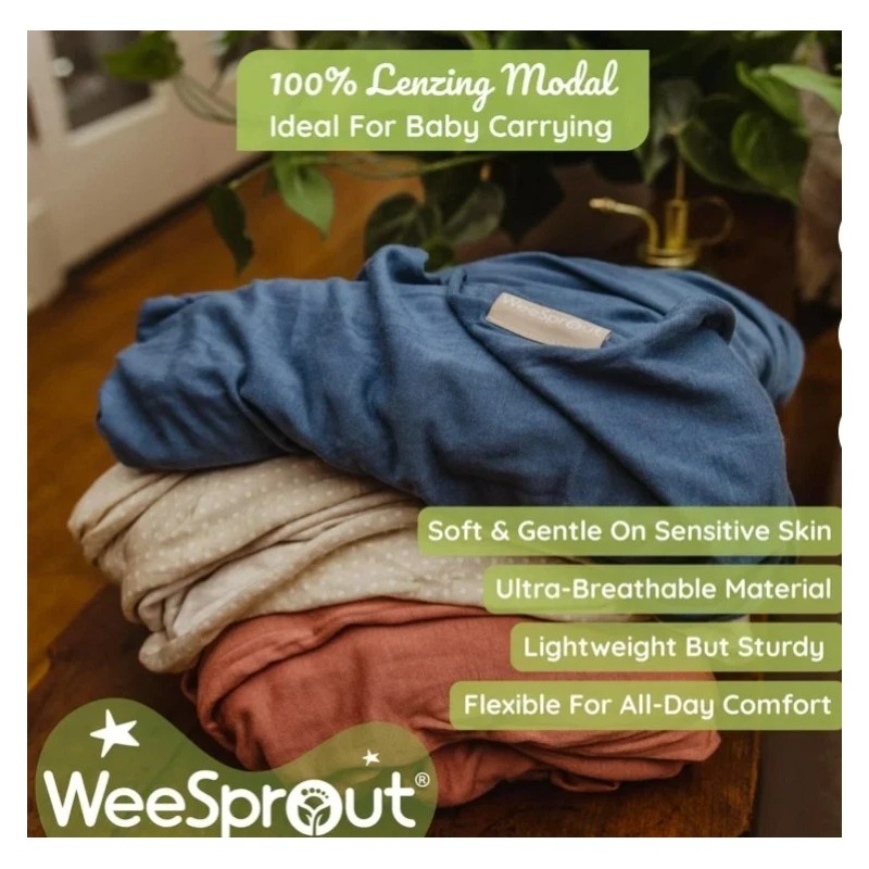 Wee Sprout Baby Wrap One Size Desert Rose 100% Lenzing