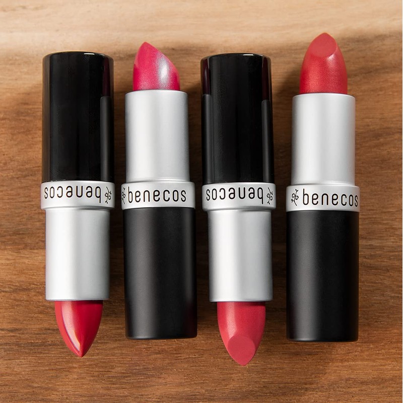 Benecos Natural Cosmetics Lipstick Shimmering with Organic Jojoba Oil and