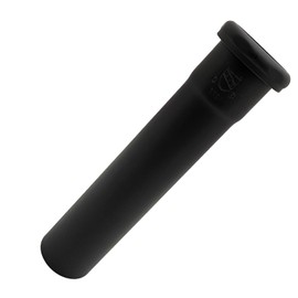 Westbrass D420-62 1-1/4" x 8" Slip Joint Extension Tube, Matte Black