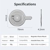 SZZCNOX Magnetic Safe Adapter Compatible with Insta360 Flow 2 Pro,
