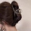 Briskyjp Hair Clip, Large, 0.5 inches (13 mm), Tightly Curled,