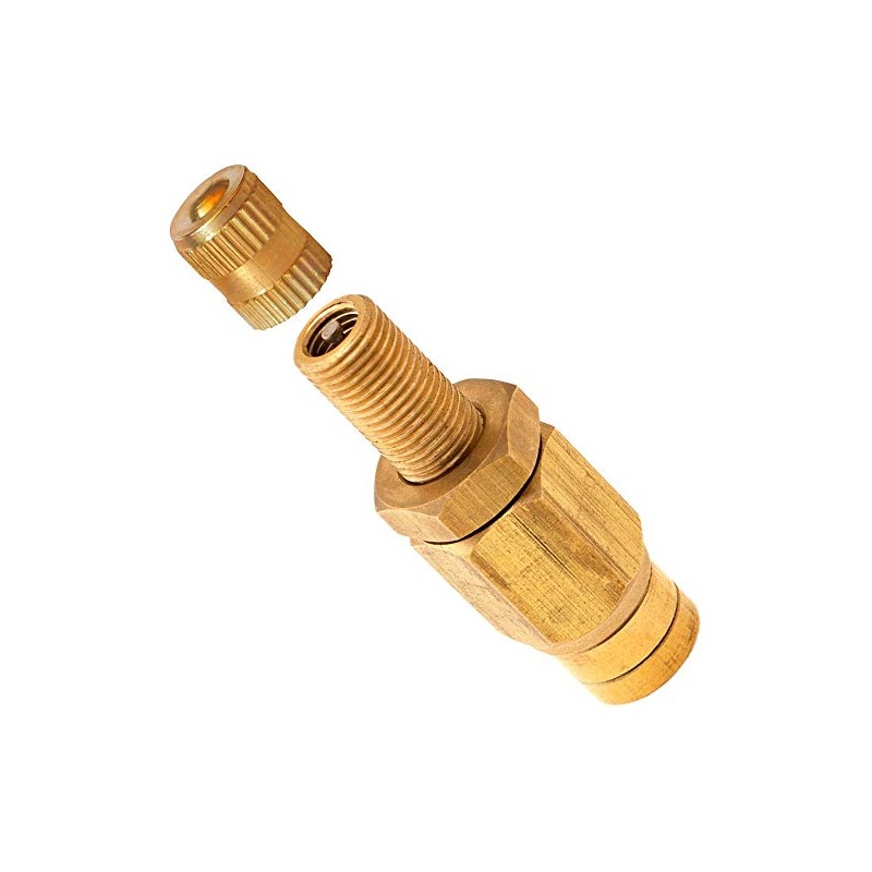 Vixen Air Inflation Schrader Valve with Push to Connect (PTC)