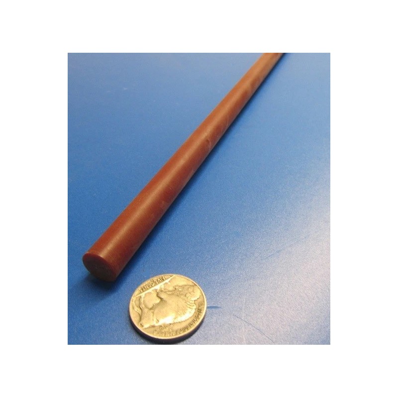 Micarta Phenolic XX Paper Rods .437" (7/16") Diameter x 24"