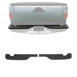KUAFU Rear Bumper Step Pad Compatible with 1997-2004 Ford F150 F250 F-150 F-250 Flareside Step Top Black Pair