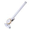 0150mm Dial Caliper Steel ShockProof Adjustable Vernier Caliper with Depth