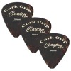 Clayton Cork Grip Standard Guitar Pick 3 Pack .50 mm