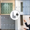 Security Mailbox Lock,2 Pcs Security Cam Lock Cabinet Locks Letterbox