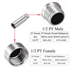 OFOWIN Shower Head Extension Arm Stainless Steel, 1/2 PT Male