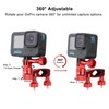 HSU Aluminum Bicycle Handlebar Mount Compatible for Gopro Hero 13/12/11/10/9/8/7/6/5/4/3