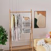 PUPPYCUTE Hanging Closet Organizer and Storage, Clothes Hanging Shelves Wire