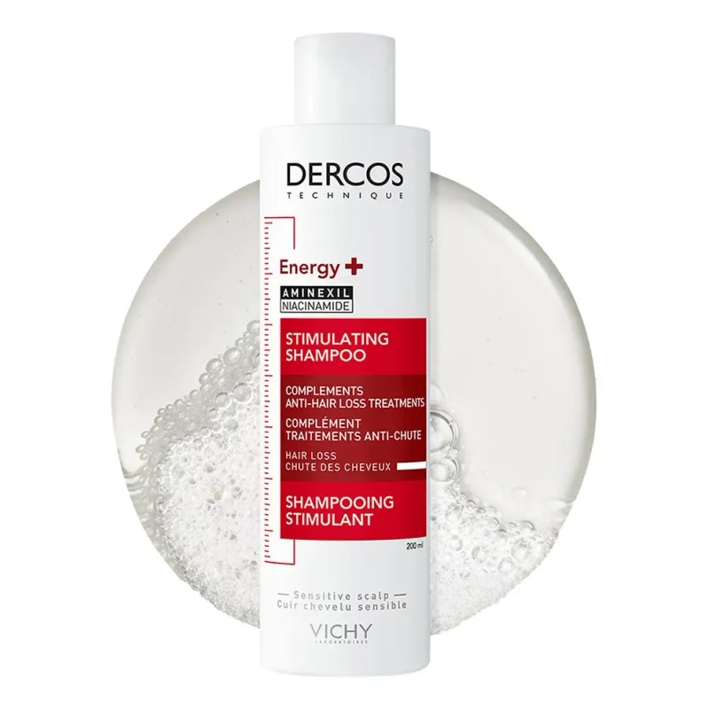 Vichy Dercos Shampoo Anticaída Energy+ Reduce La Caída Del Cabello,