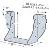 Simpson Strong-Tie LGUM26-2-SDS High-Capacity Beam/Girder Hangers for Concrete
