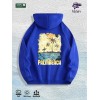 Palm Beach Graphic Hoodie 100% Cotton US Warehouse 7 ColorsColor: