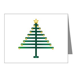 Note Cards (20 Pack) Christmas Tree Plain