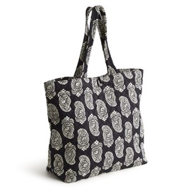 Vera Bradley Premium Cotton Original Tote, Iconic Paisley Moonless Night