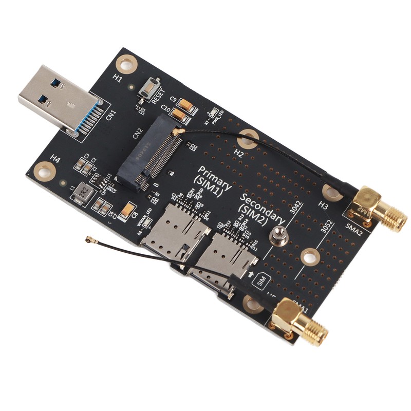 NGFF M.2 to USB3.0 Adapter Dual SIM Card Slot LTE