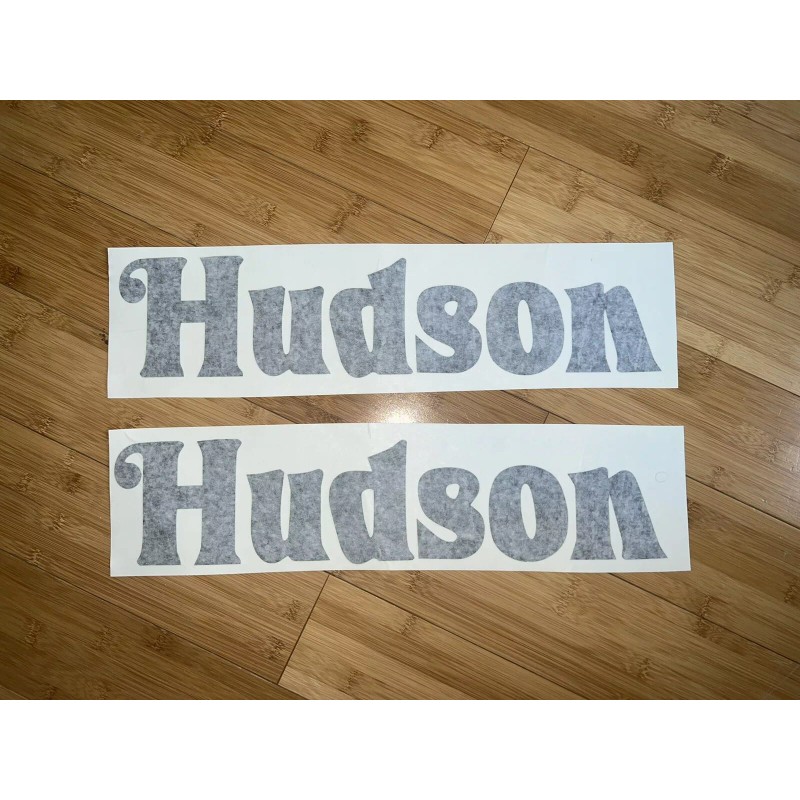 Aftermarket Hudson Trailers Decal Kit (Set of 2) Black Trailer
