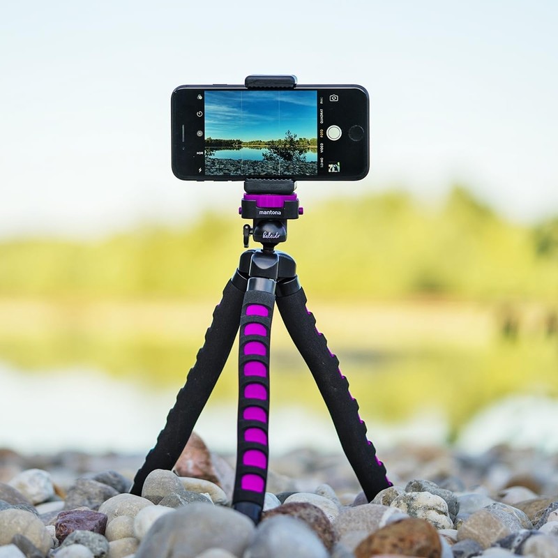 Mantona Kaleido Flex Photo/Tabletop Travel Tripod with Ball Head with