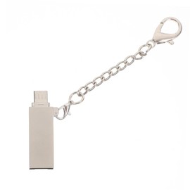 Tofficu 1Pc Reader Micro USB Adapter Portable Data Converter for Smartphones Computers Lightweight Keychain Compatible Easy to Carry and Store