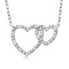 Gem Stone King Heart Necklace for Women | 18K Gold
