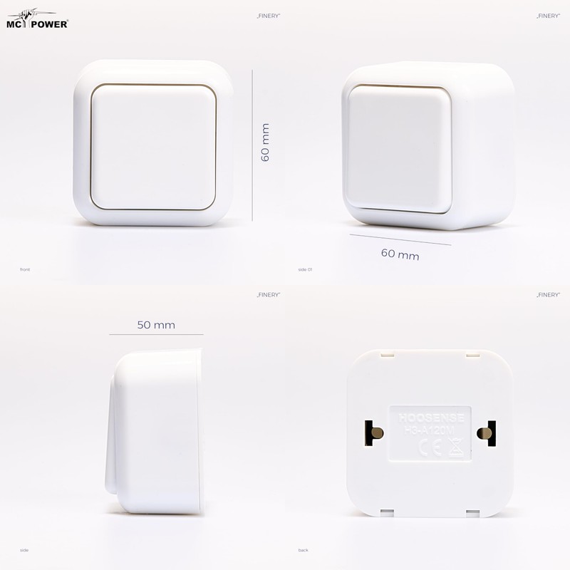 MC POWER Toggle Switch Surface-Mounted Switch | Finery | Light