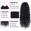 FFDDear 8 Packs Curly Faux Locs Crochet Hair 12 Inch