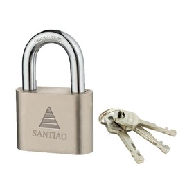 KAIHENG 50mm Iron Pin Tumbler Padlock, Padlock with 3 Keys Outdoor, Weatherproof Heavy Duty Padlocks for Gym Locker, Warehouse, Garden Shed, Garage, Outdoor Gates