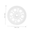 NOLITOY Stainless Plastic Washers 200pcs Set Keyhole Flat for Insulation
