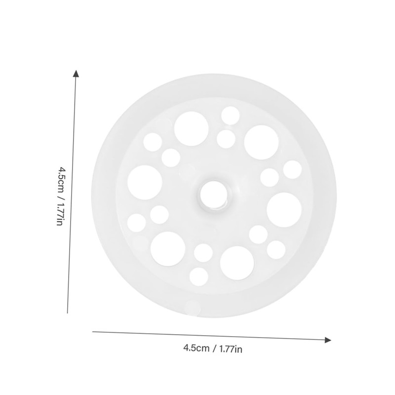 NOLITOY Stainless Plastic Washers 200pcs Set Keyhole Flat for Insulation