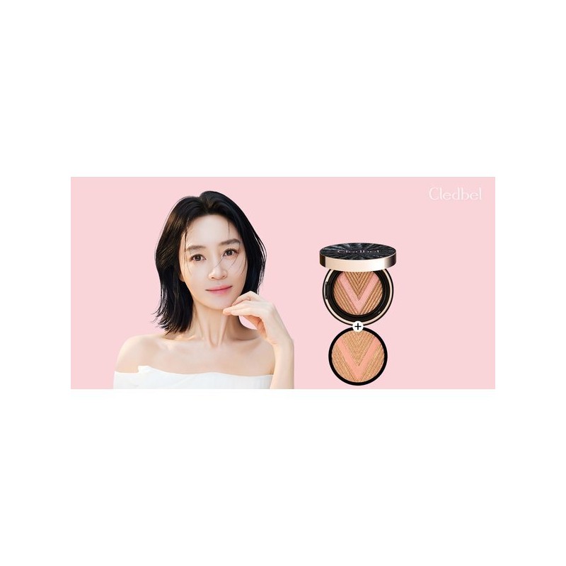 Cledbel (Cledbel)끌레드벨 글로우파워리프트V쿠션 블랙 21호 본품+리필 (Cledbel) Glow Power Lift