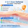 UPF50+ Silicone Scar Sheets with UV Protection(1.8”x 157" Roll 4M)