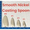 10 Pack of Premium Nickel Casting Spoons for DIY Lure