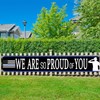 Police Officer We Are So Proud Of You Yard Sign