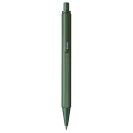 Rhodia 9387C - Refillable Ballpoint Pen - Hexagonal Barrel - Sage - Retractable Tip - High Precision 0.7mm - Black Ink