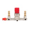 Double Outlet Tube Air Compressor Switch Base Regulator Valve Zinc