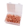 250Pcs Horseshoe Nails Copper Plated Rustproof Equestrian Riding Equipment Pet
