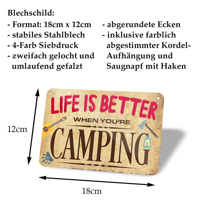 Life is Better When You Are Camping - Funny Camping