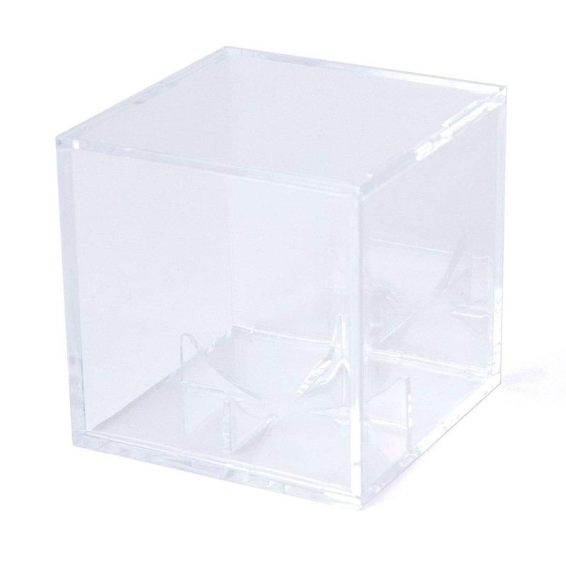 Square Acrylic Display Case | Guys Lacrosse Ball Holder |