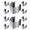 Screen Door Installer Clips - 10 Pieces Screen Clips for rescreening and Screen Retainer Clips for Patio and Garage Window for Installing Window and Door Screens (10 Pack)