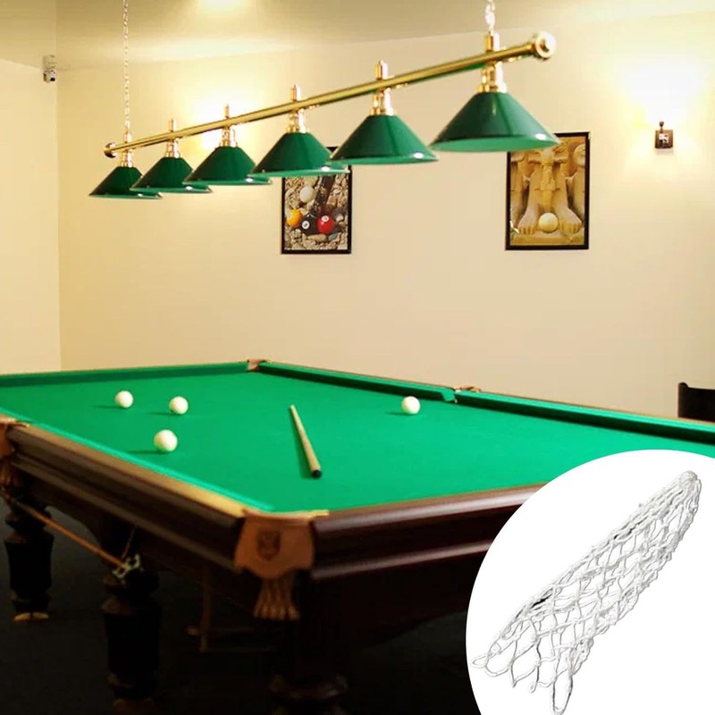 Billiards Table Pocket, 6Pcs/Set Billiards Mesh Pockets, Premium Nylon Durable