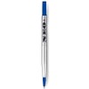 5 x Blue Quink Rollerball Pen Refills Medium - Parker